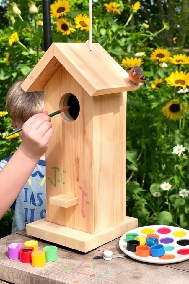 diy birdhouse for nature