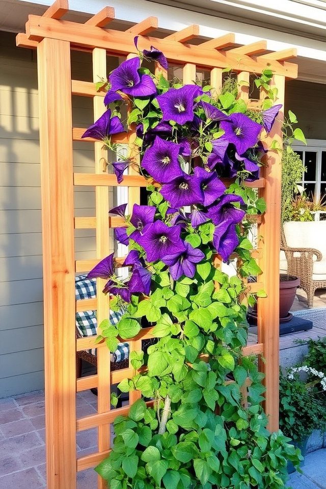 diy climbing plant trellis