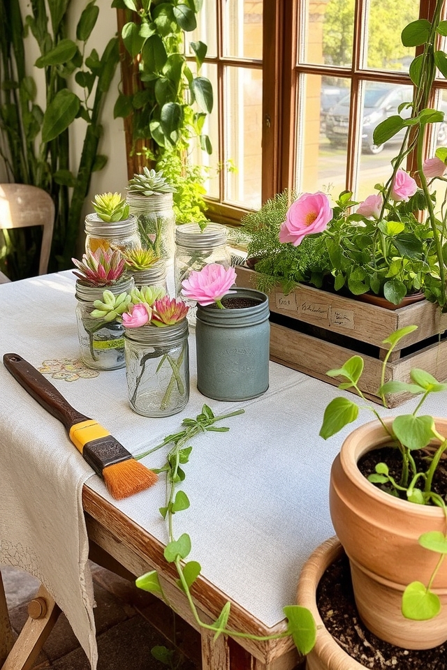 diy recycled creative planters