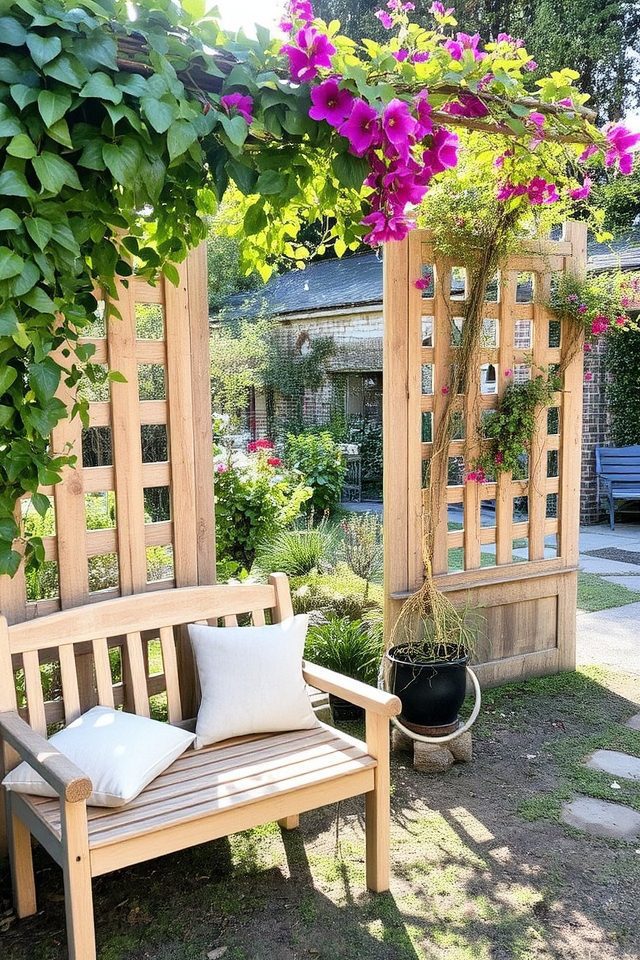diy trellis for privacy