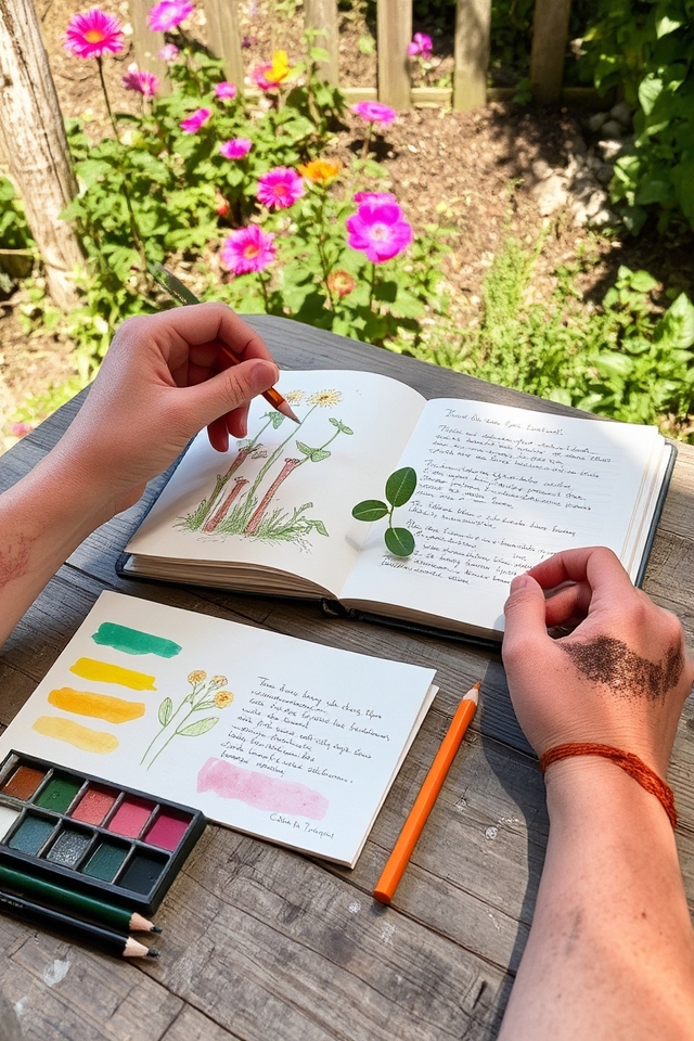 documenting gardening experiences creatively