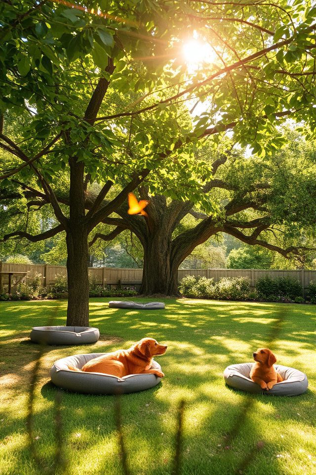 dog friendly shaded retreat