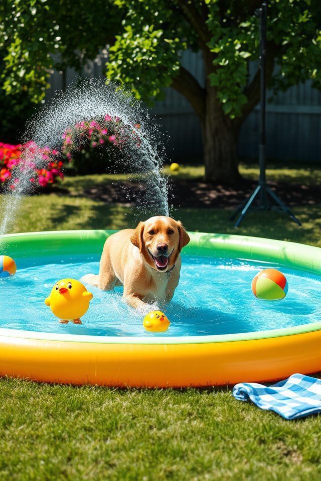 dog friendly summer splash zone