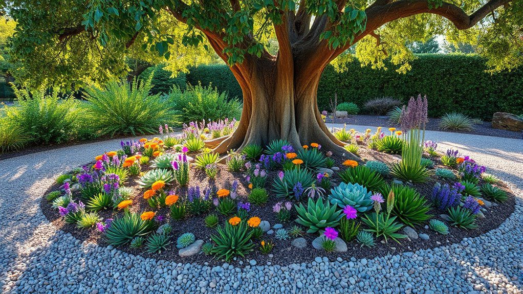 drought resistant flower bed design
