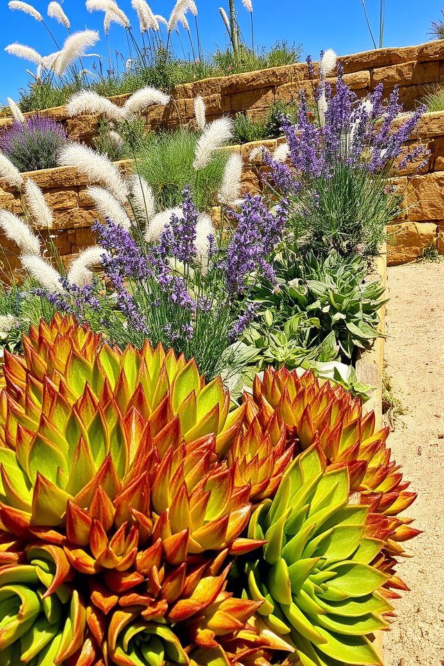 drought resistant retaining wall plants