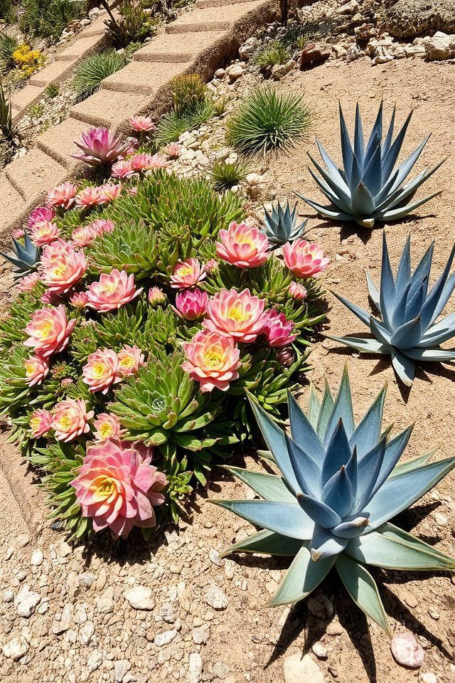 drought resistant succulent landscaping solution