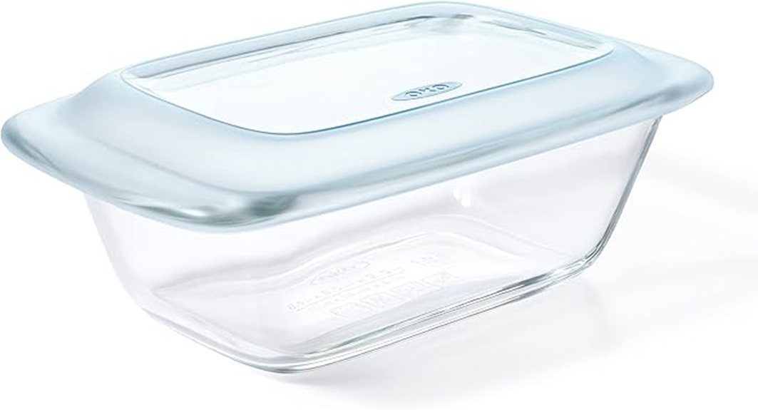 durable glass loaf pan