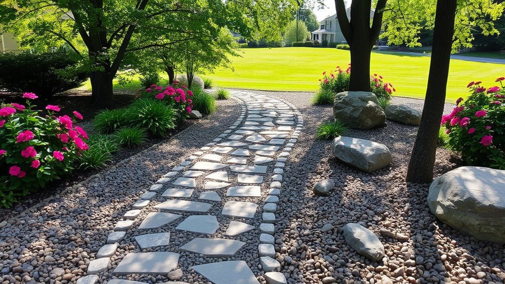 durable gravel stone pathways