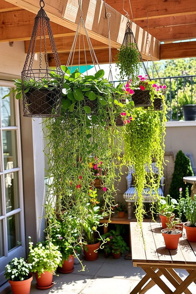 durable modern wire planters