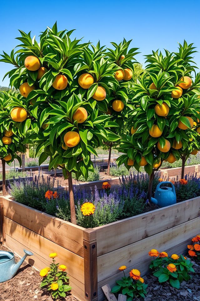 dwarf peach trees integration