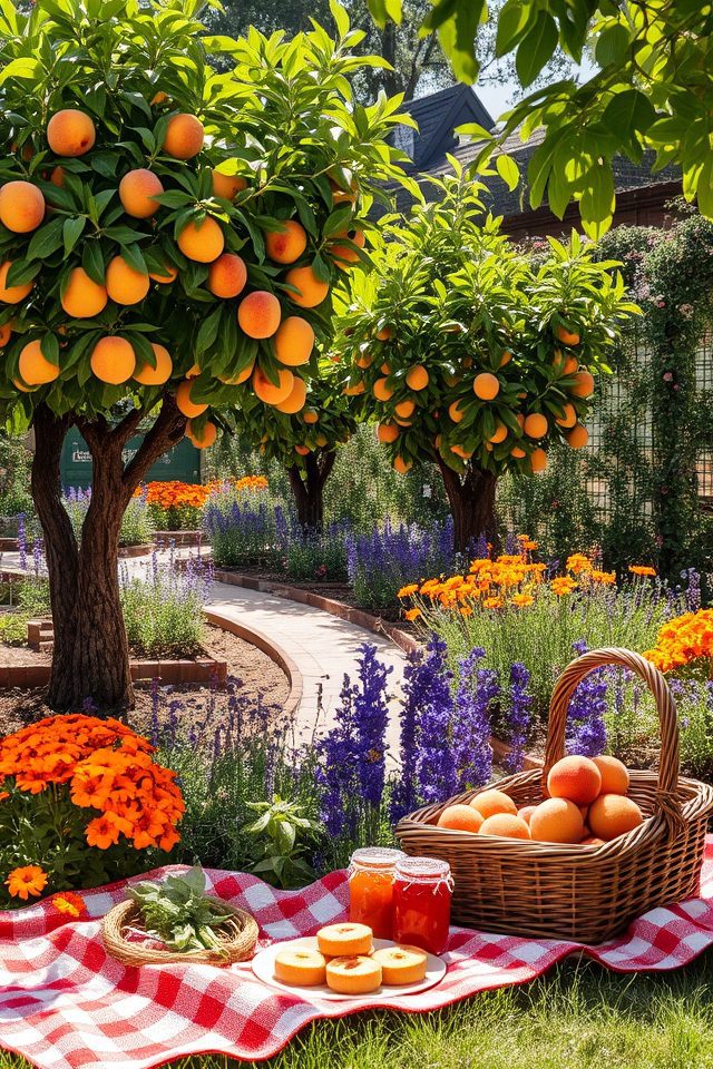 dwarf peaches enhance landscapes