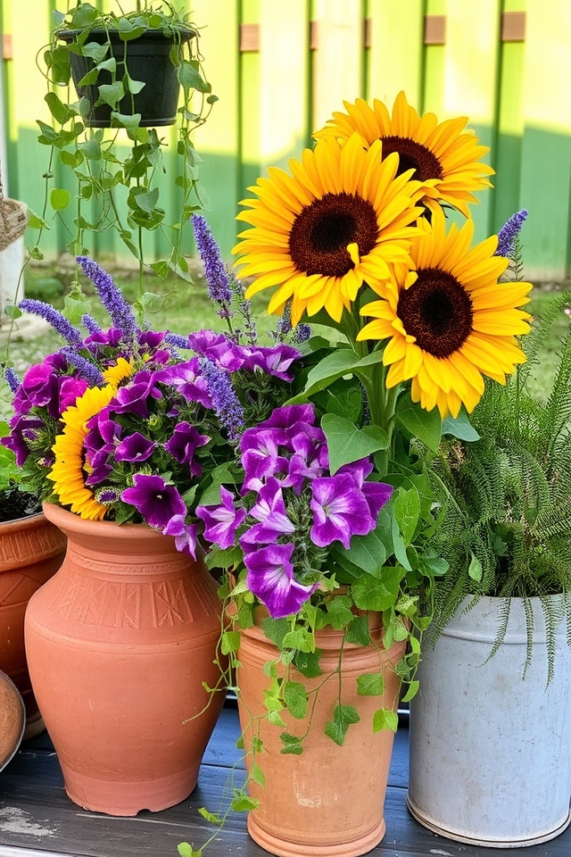 dynamic color texture arrangements