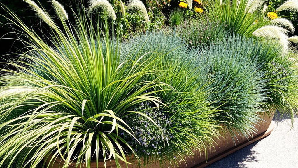 dynamic foliage with grasses