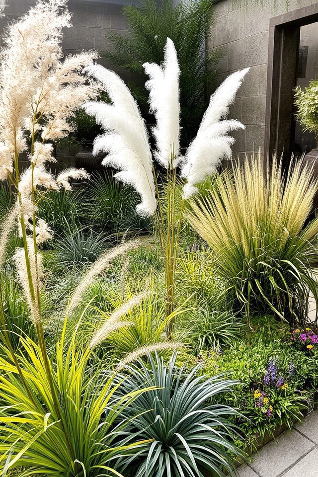 dynamic low maintenance landscape features