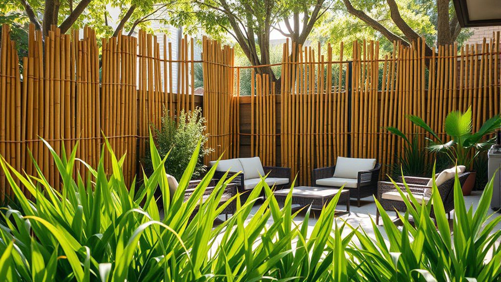 eco friendly bamboo fencing solution