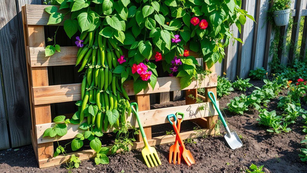 eco friendly climbing plant support