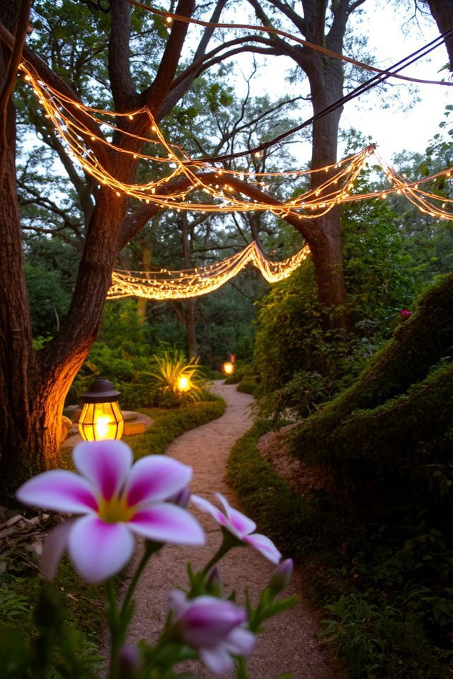 eco friendly magical outdoor ambiance