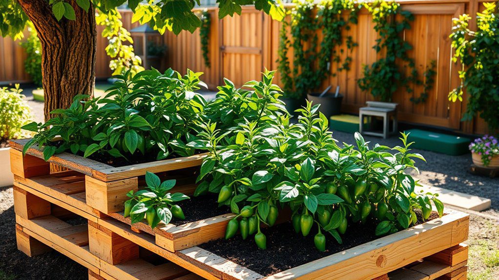 eco friendly rustic planters