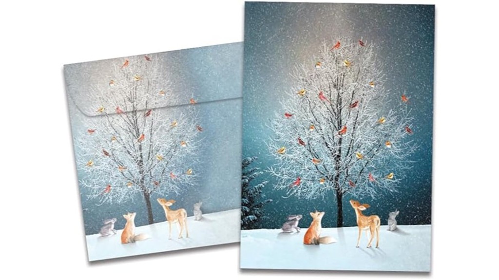 eco friendly seasonal greeting cards