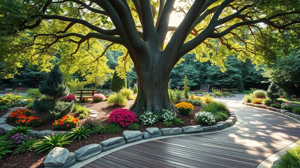 edging enhances landscaping structure