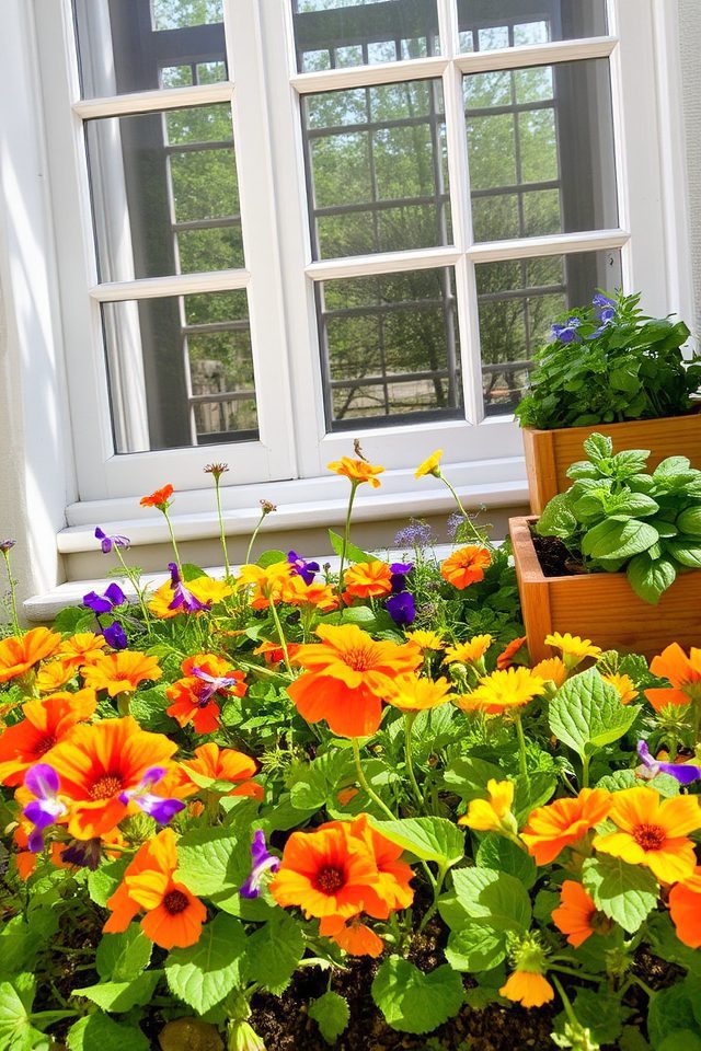 edible flower garden beauty