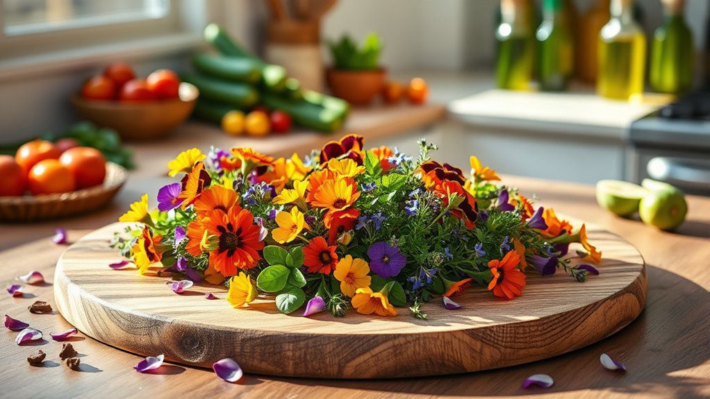 edible flowers enhance culinary beauty