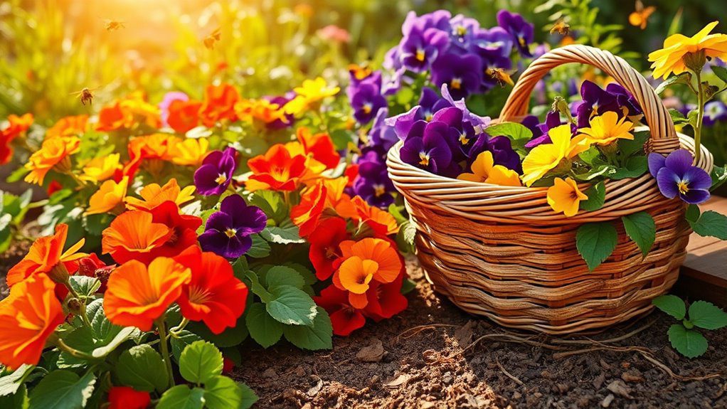 edible flowers for michigan