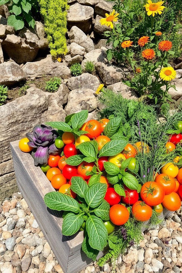 edible ornamental garden integration