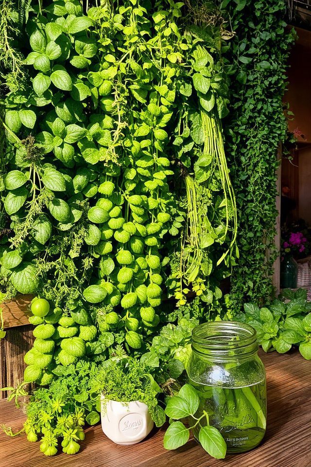 edible plant living walls