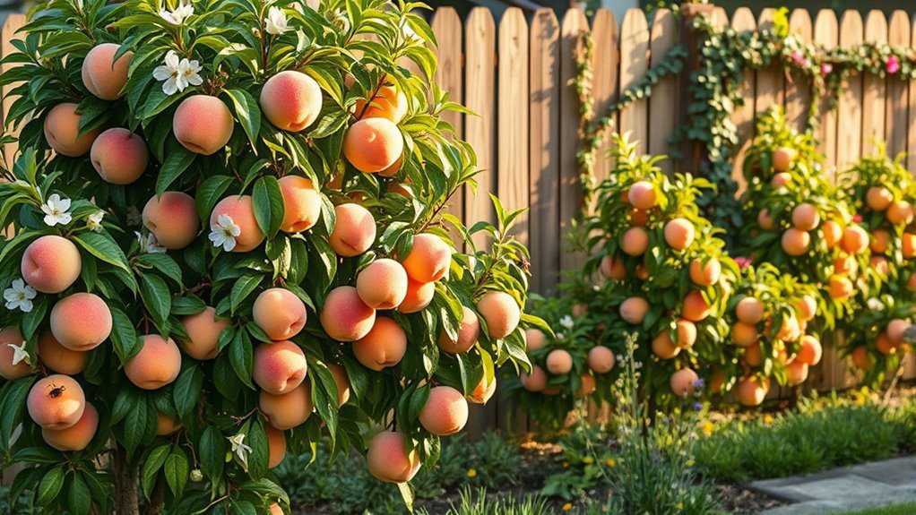 edible privacy screen garden