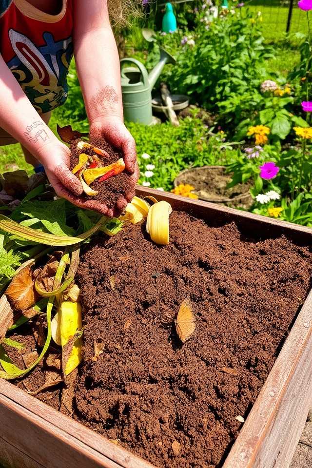 educational composting project for kids