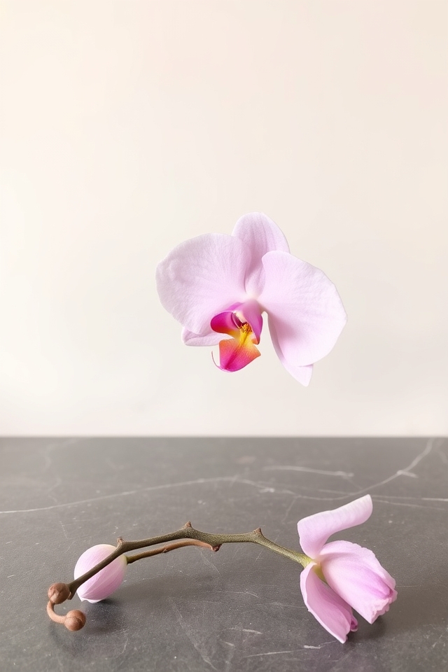 elegance of orchid flowers