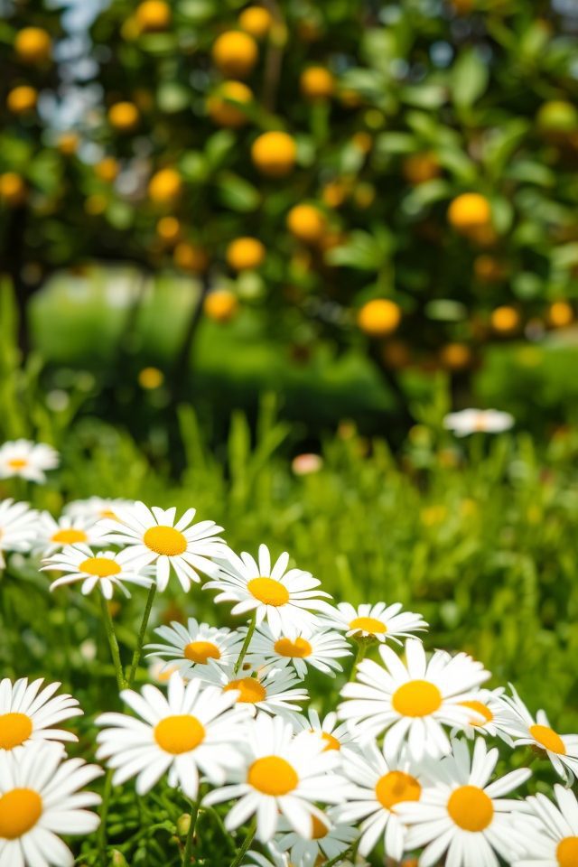 elegant daisy garden borders