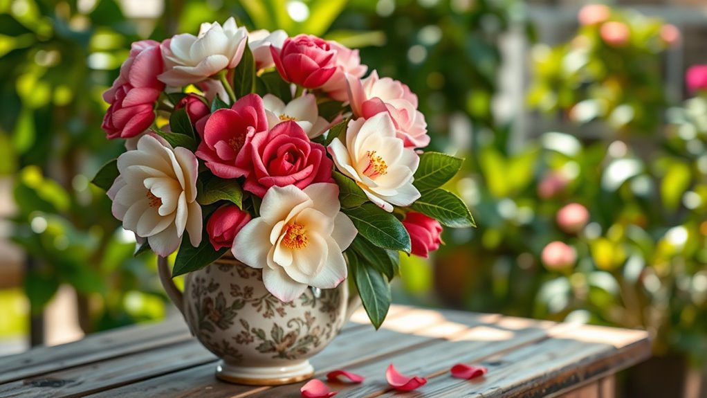 elegant evergreen flowering shrubs