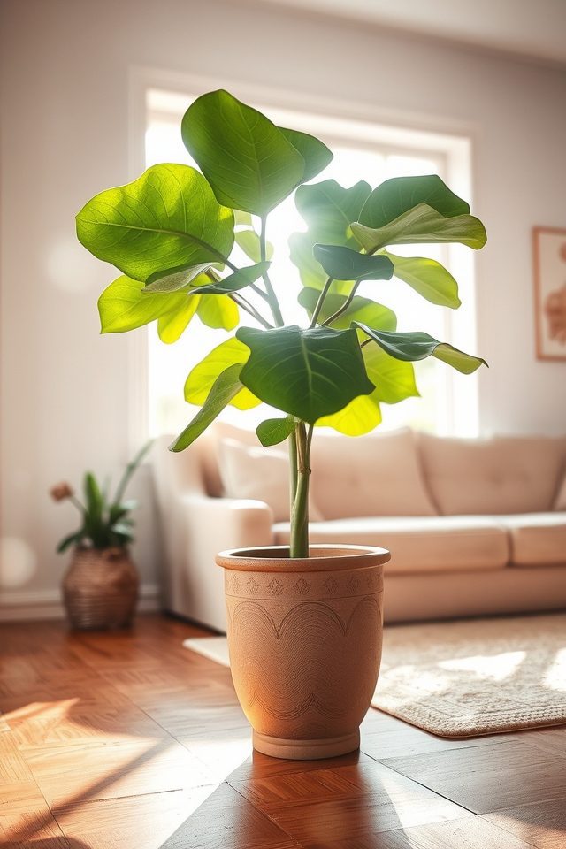 elegant indoor tropical plant
