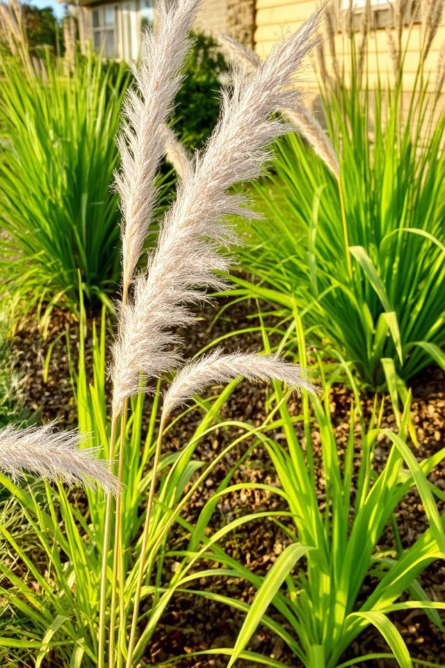 elegant low maintenance grasses