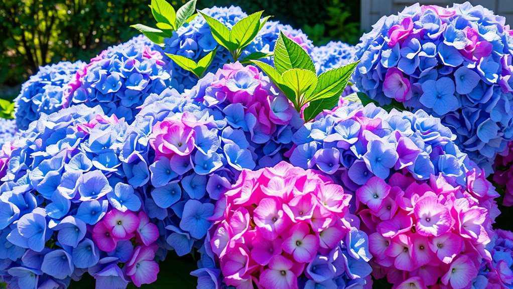 elegant low maintenance hydrangea blooms