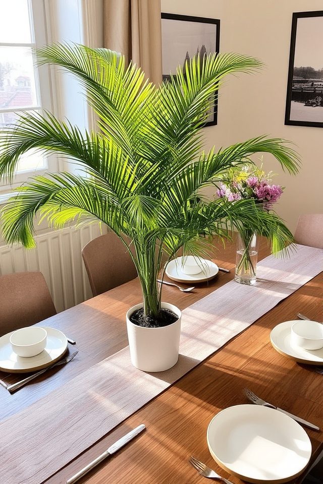 elegant low maintenance indoor greenery