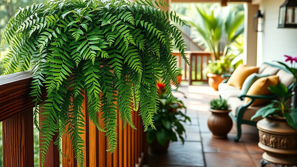 elegant lush fern decor