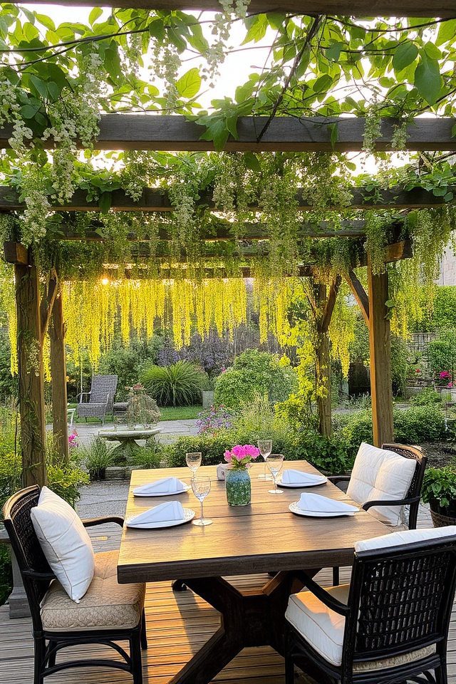 elegant outdoor shaded retreats