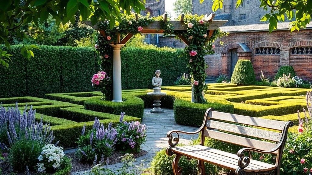 elegant structured outdoor spaces