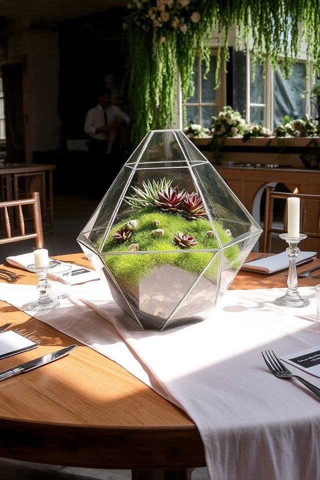 elegant terrariums for weddings