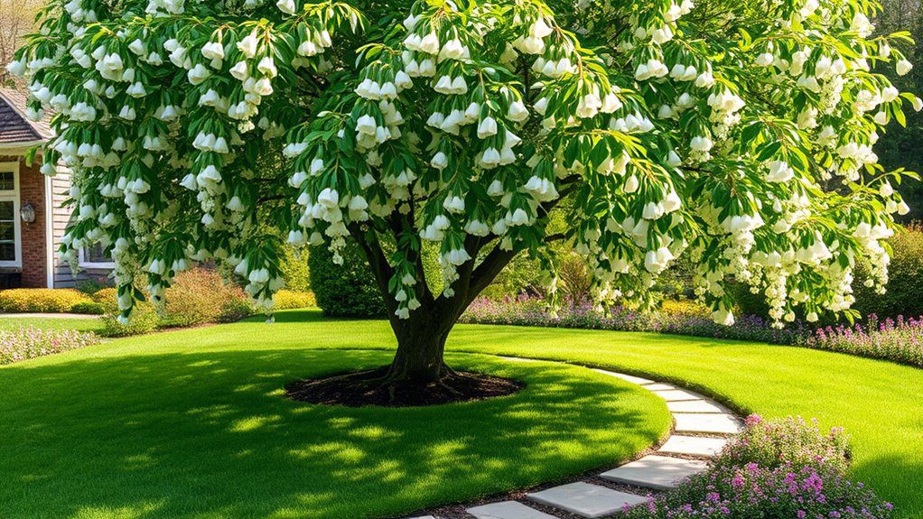 elegant white bell flowers