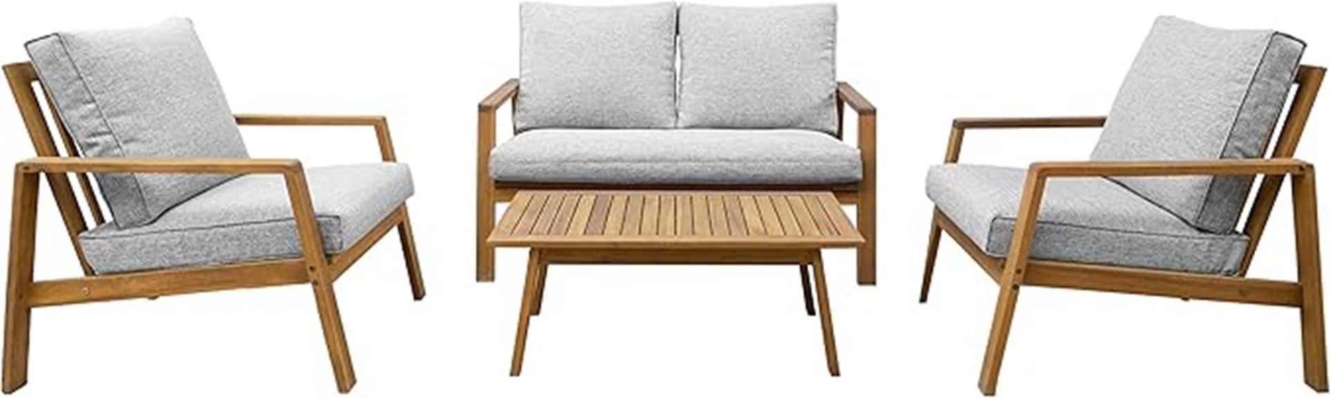 elegant wooden patio furniture