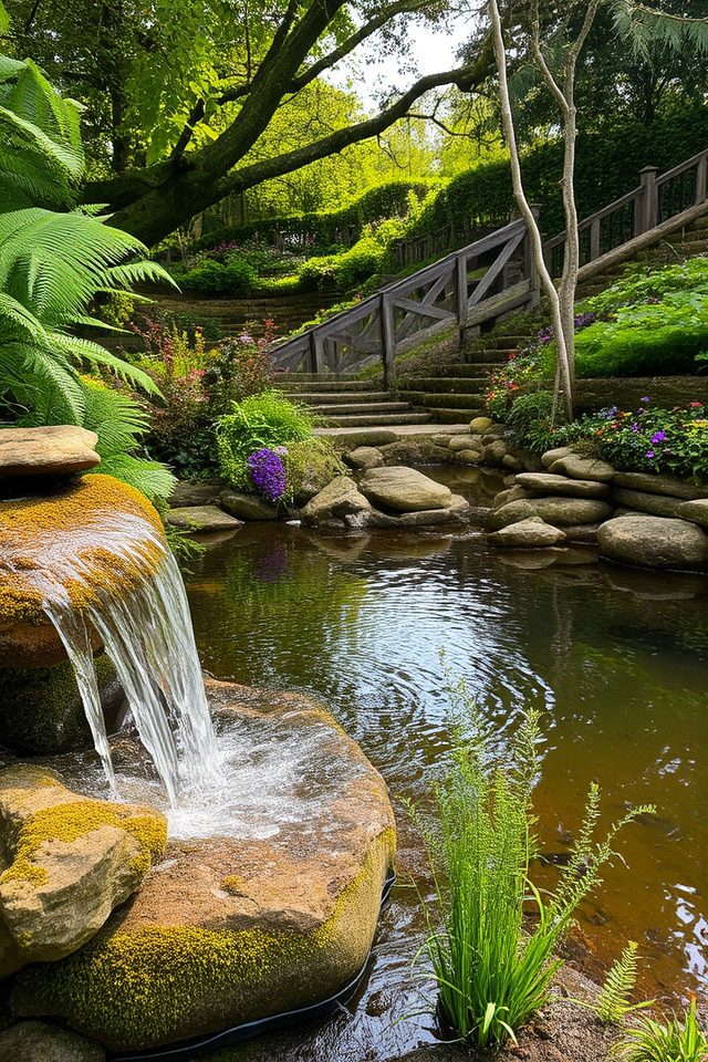 elevate garden with water