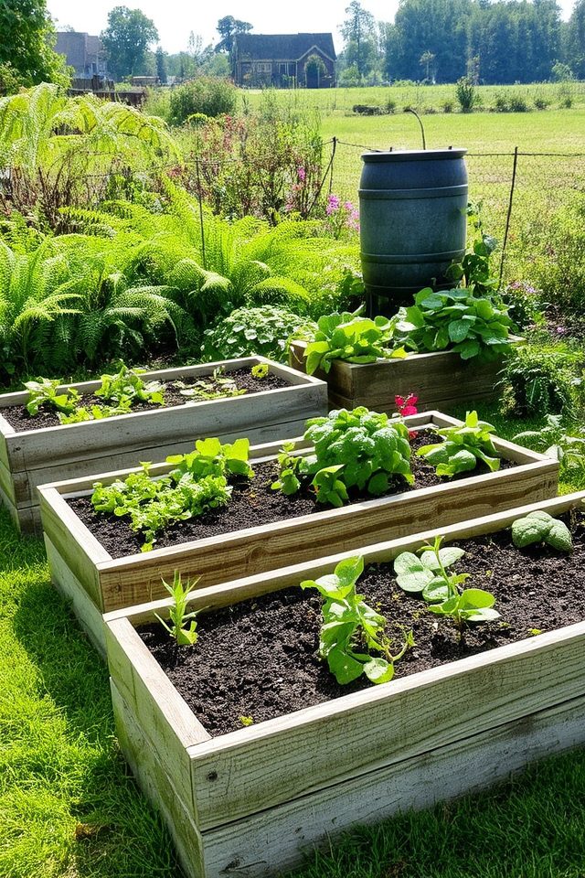 elevated beds for drainage