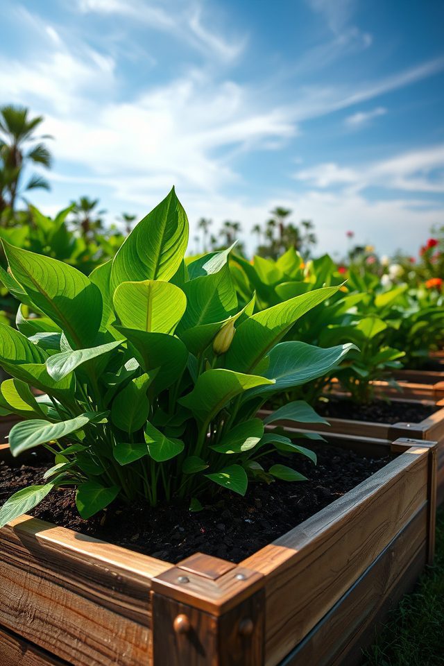 elevated beds for ginger