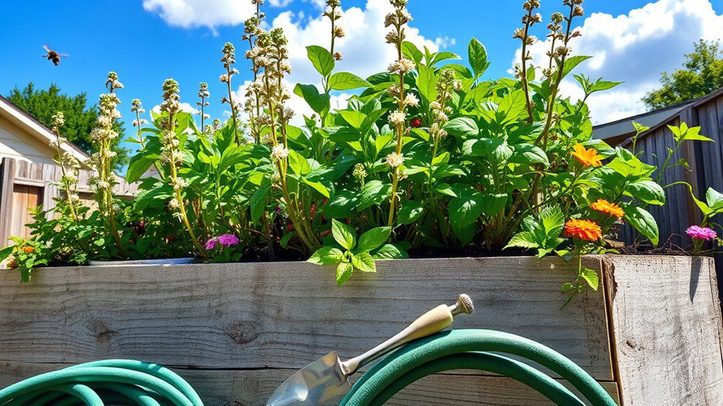 elevated beds for raspberries
