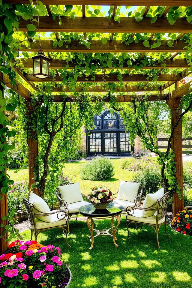 elevated outdoor relaxation space