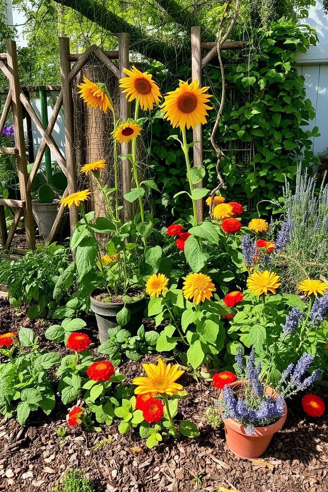 embrace unexpected plant combinations